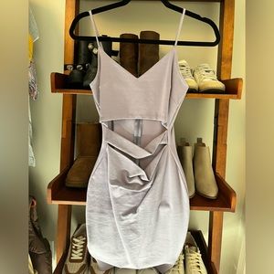 Windsor purple bodycon cutout dress